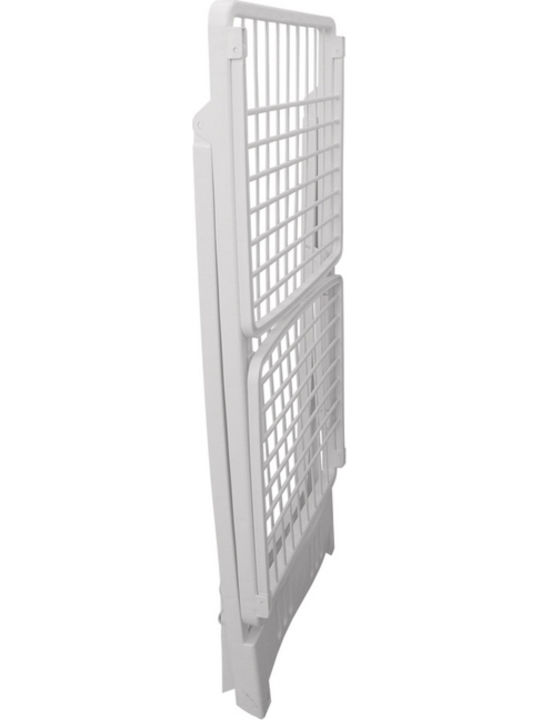 Et Plast Kyknos Folding Floor Plastic Clothes Drying Rack with Wheels with 22m Hanging Length
