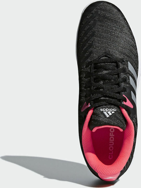 adidas Barricade Tennisschuhe Alle Gerichte Core Black / Matte Silver / Flash Red