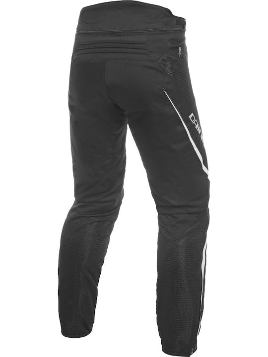 Dainese Drake Air D-Dry Vară Bărbați Pantaloni Motocicletă Impermeabil Black/White