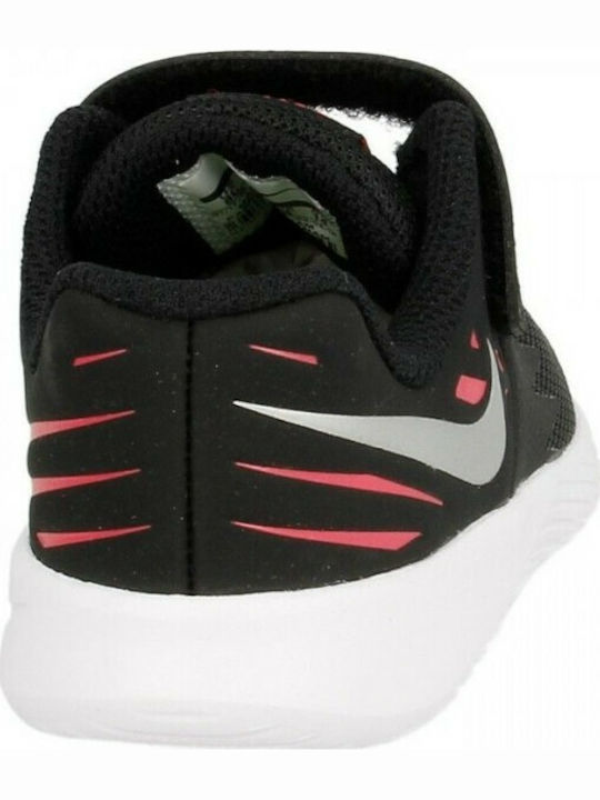 Star Runner TDV Kids Sports Shoes Running with Hoop & Loop Closure Black