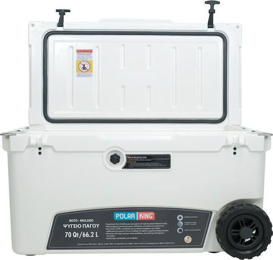 Polar King Roller 70 Portable Fridge 66.3L White