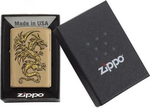 Zippo Αντιανεμικός Αναπτήρας Φλόγας Dragon