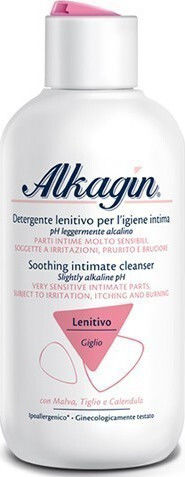 Alkagin Soothing Intimate Cleanser Gel για Καθαρισμό της Ευαίσθητης Περιοχής 250ml
