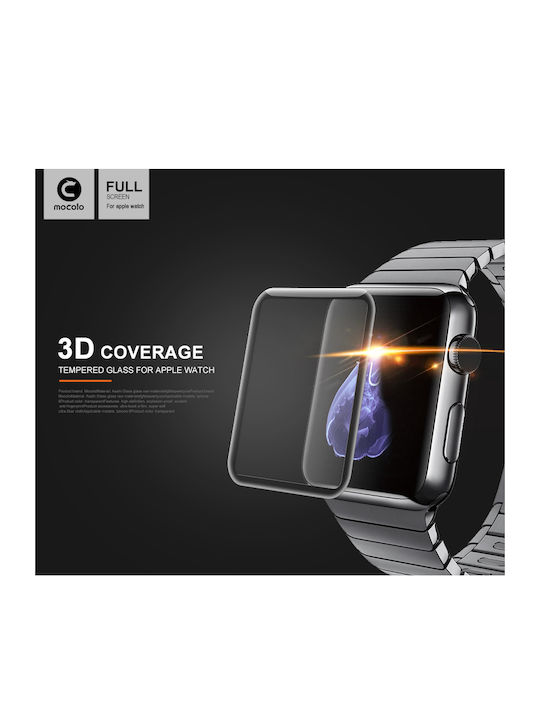 Mocolo 3D Curved Full Face Tempered Glass για το Apple Watch 42mm 1τμχ