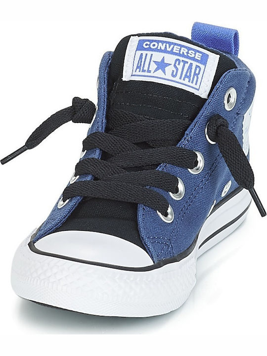 Converse Încălțăminte Sport pentru Copii Inalti Chuck Taylor All Star Street Mid Albastre