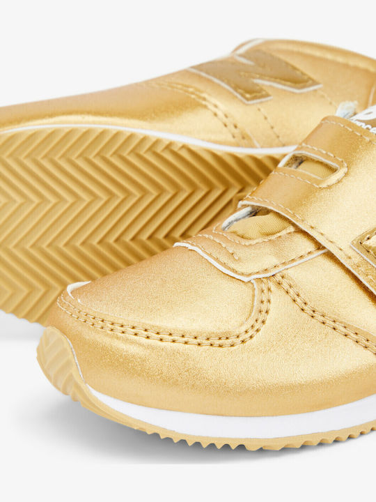 Lifestyle Παιδικά Sneakers με Σκρατς Χρυσά