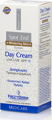 Frezyderm Spot End Whitening , Whitening & Dark Spots Day Cream Suitable for All Skin Types 15SPF 50ml