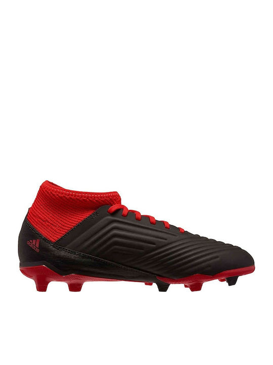 Predator 18.3 FG Kids Molded Soccer Shoes with Sock Black