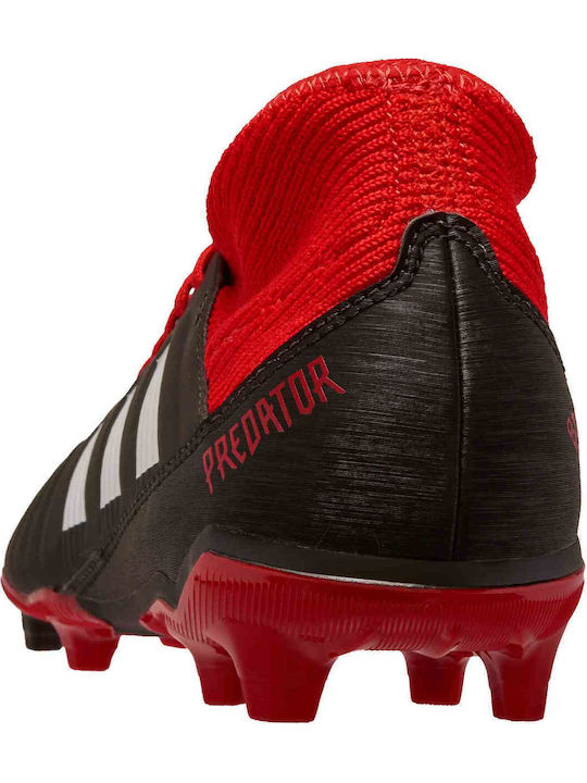 adidas Predator FG Kids Molded Soccer Shoes with Sock Black