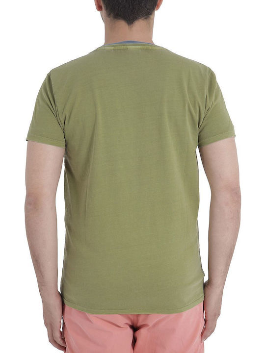 Scotch & Soda Two In One T-shirt Χακί