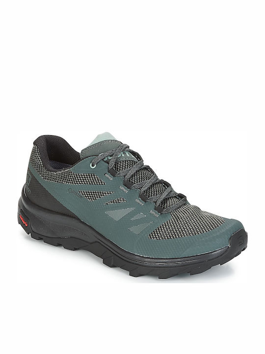 Salomon OUTline GTX Men's Hiking Gore-Tex Urban Chic Black Green
