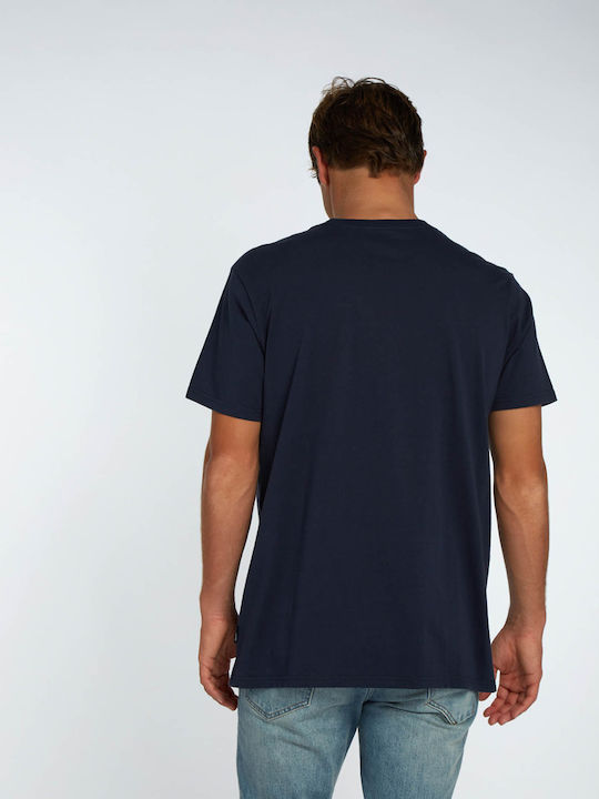 Billabong Six Men's Short Sleeve T-shirt Navy Blue