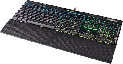 Corsair K70 RGB MK.2 Gaming Μηχανικό Πληκτρολόγιο με Cherry MX Red διακόπτες και RGB φωτισμό (Ελληνικό)