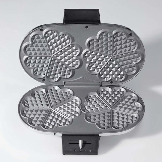 Cloer Βαφλιέρα για Βάφλες Καρδιά 1200W