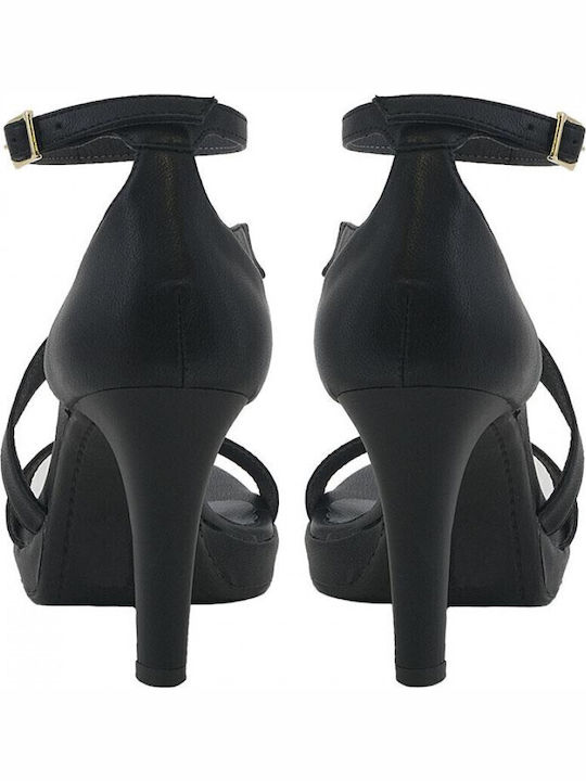 Leather Sandals Black