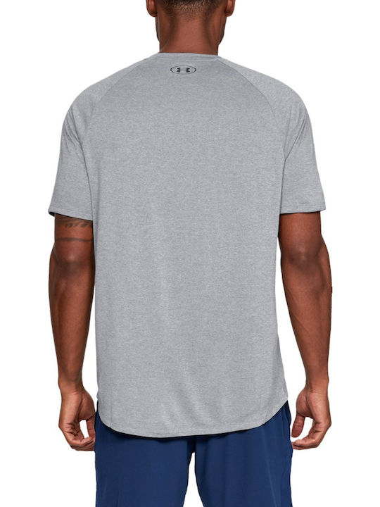 Under Armour Tech Men's Athletic T-shirt Short Sleeve Gray