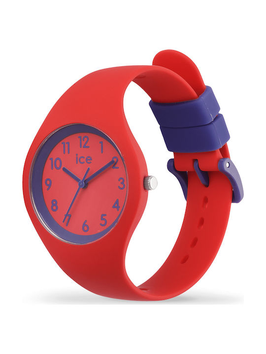 Ice Kids Analog Watch Ola Circus with Rubber/Plastic Strap Red