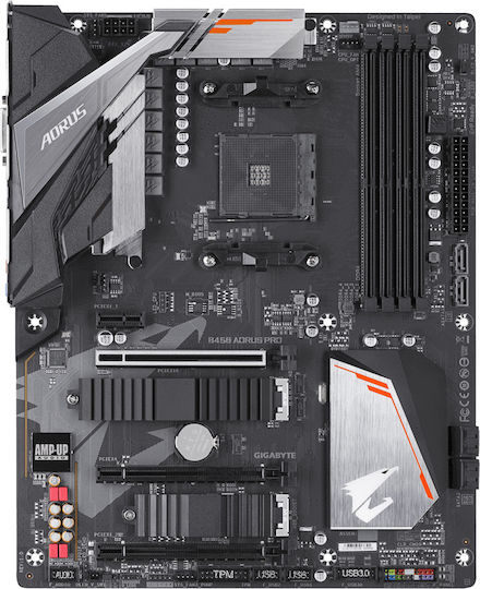 Gigabyte B450 Aorus Pro (rev. 1.0) Motherboard ATX με AMD AM4 Socket