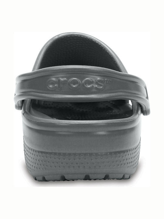 Crocs Classic Ανατομικά Σαμπό Γκρι