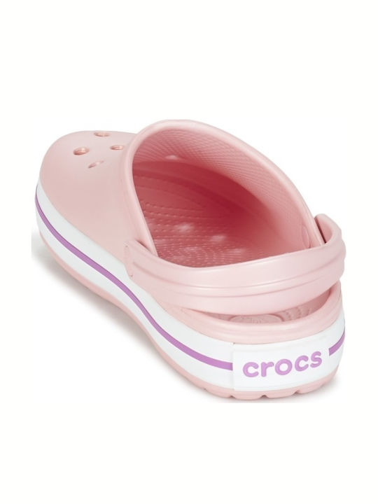 Crocs Crocband Γυναικεία Ανατομικά Σαμπό Ροζ 11016-6MB
