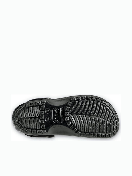 Crocs Classic Ανατομικά Σαμπό Μαύρα