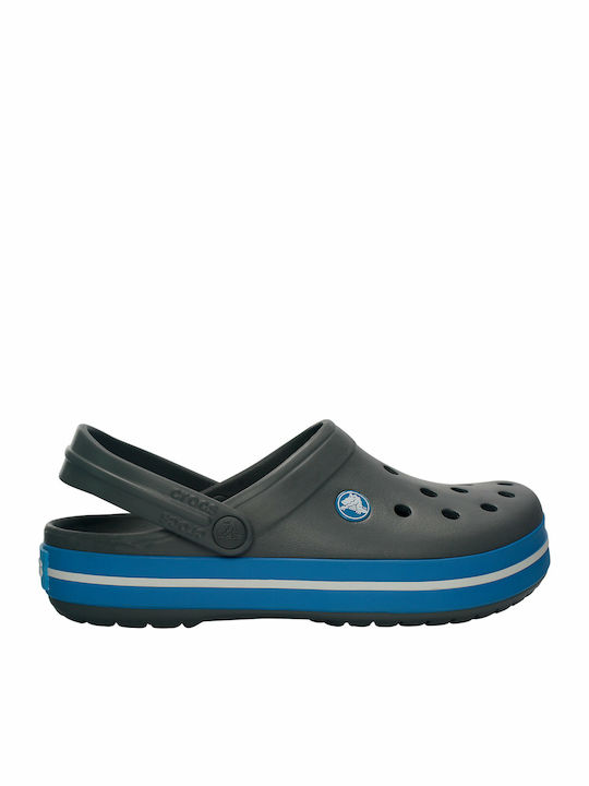 Crocs Crocband Γυναικεία Παπούτσια Θαλάσσης Charcoal/Ocean