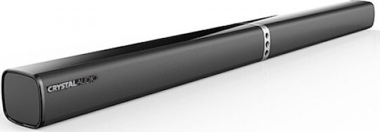 Crystal Audio CASB240 Soundbar 2.1 Bluetooth 240W με Τηλεχειριστήριο Μαύρο