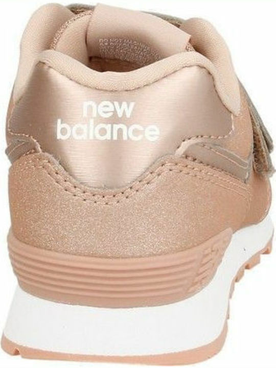 Classics Youth 574 Kids Sneakers with Scratch Pink