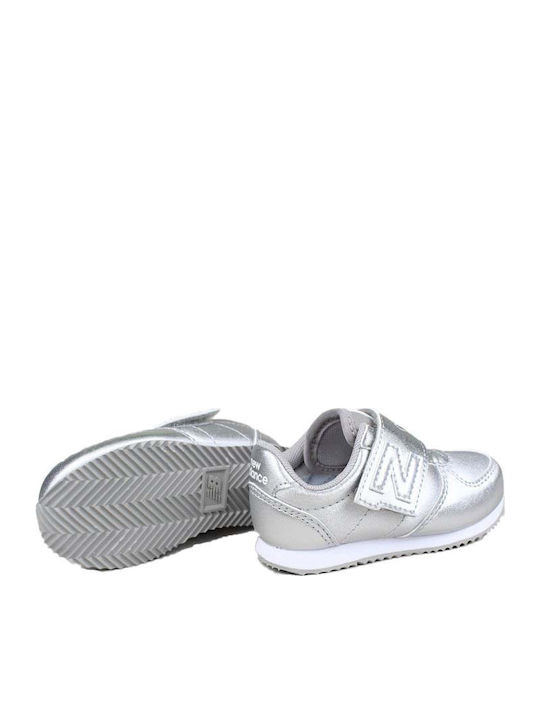 220 Kids Sneakers with Scratch Silver