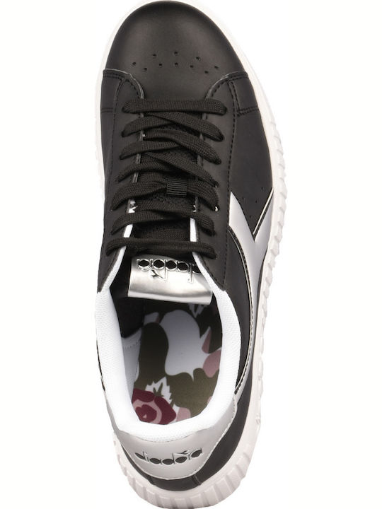 Game Step Graphic Damen Sneakers Schwarz