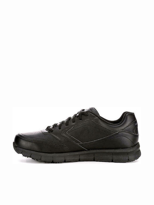 Skechers Nampa Παπούτσι Εργασίας Μαύρο OB με Πιστοποίηση SR