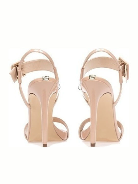 Sandals from Patent Leather Pink