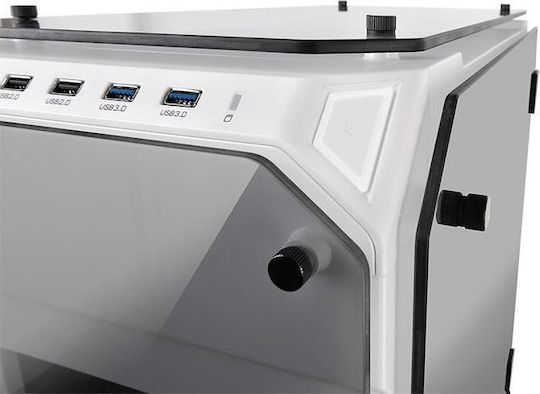 Thermaltake View 71 Tempered Glass Gaming Midi Tower Κουτί Υπολογιστή με Πλαϊνό Παράθυρο Λευκό