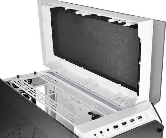 Thermaltake View 71 Tempered Glass Gaming Midi Tower Κουτί Υπολογιστή με Πλαϊνό Παράθυρο Λευκό