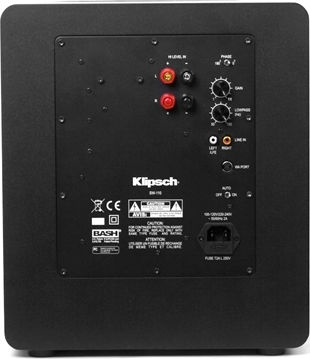 Klipsch SW-110 Aktiv Subwoofer mit Lautsprecher 10" 450W Schwarz