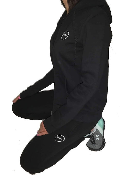 Pantalon Trening Dama Cu Elastic Negru