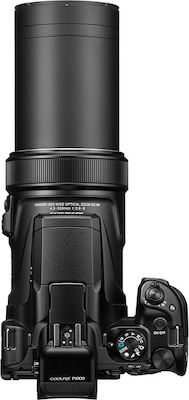 Nikon Coolpix P1000 Compact Aparat Foto 16MP Cu Zoom Optic 125x cu Ecran 3.2" și Rezoluție Video 3840 x 2160 pixeli Negru