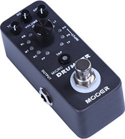 Mooer Micro Drummer - Digital Drum Machine Pedală Footswitch Chitară electrică