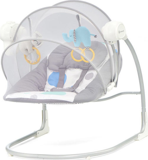 Kinderkraft Ηλεκτρικό Relax Μωρού Minky με Μουσική Mint για Παιδί έως 9kg