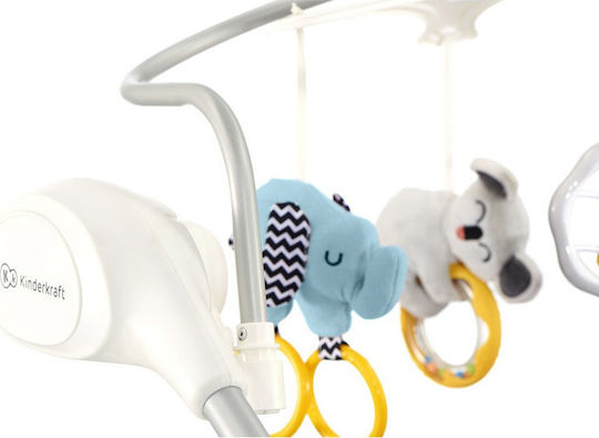 Kinderkraft Ηλεκτρικό Relax Μωρού Minky με Μουσική Mint για Παιδί έως 9kg