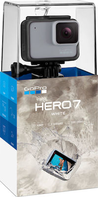 GoPro Hero7 Action Camera Full HD (1080p) Υποβρύχια με WiFi Λευκή με Οθόνη 2"