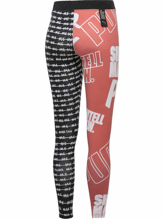 Puma X Shantell Martin Tights Frauen Lang Leggings Hochgeschnitten Mehrfarbig