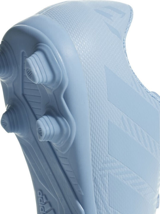 Nemeziz Messi 18.3 Kids Molded Soccer Shoes Light Blue