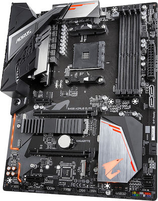 Gigabyte B450 Aorus Elite (rev. 1.0) Motherboard ATX με AMD AM4 Socket
