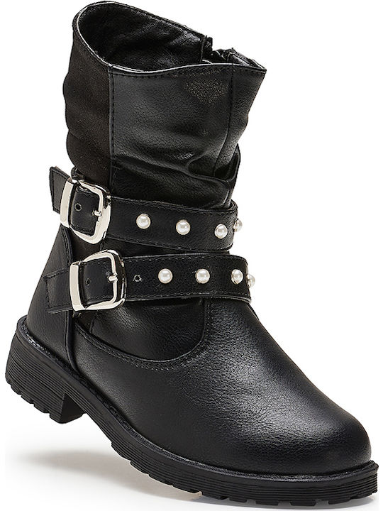 Crocodilino Kids Boots with Zipper Black