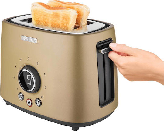 Sencor STS6057CH Toaster 2 Schlitze 1000W Gold