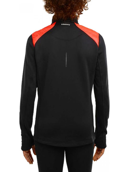 Saucony Bonded Baffle Hybrid Sports Jacket Black