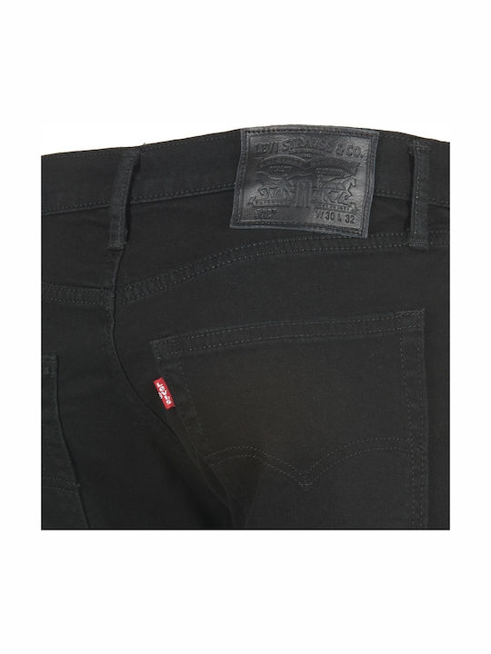 502 Men's Elastic Jeans Pants with Regular Straight Fit Black