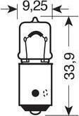 Lampa Lamps Car Blu-Xe H6W-BAX9s Halogen 4500K Natural White 12V 6W 2pcs