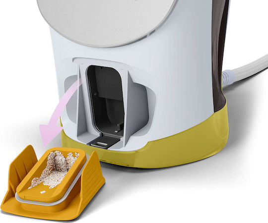 Philips Azur Steam Iron 2600W with Non-stick Plate and Continuous Steam Supply 50g/min Black/Yellow/White